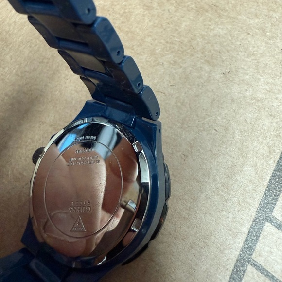 Guess Navy Blue Multifunction Watch - Picture 2 of 2